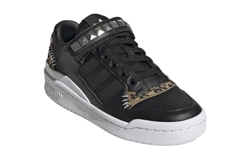 Lookbook (大童) 阿迪达斯 Forum Low '黑色豹纹' GZ0803