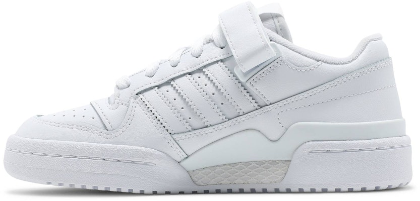 (Grade School) adidas Forum Low 'Triple White' FY7973 Lookbook (Grade School) adidas Forum Low 'Triple White' FY7973