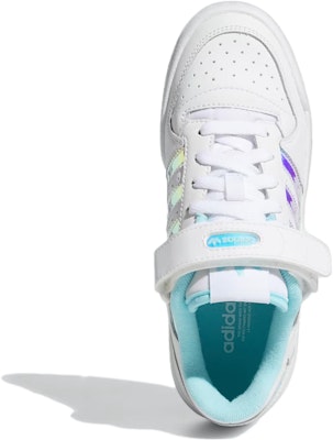 (Grade School) adidas Forum Low 'White Iridescent' GZ8963 Purchase (Grade School) adidas Forum Low 'White Iridescent' GZ8963