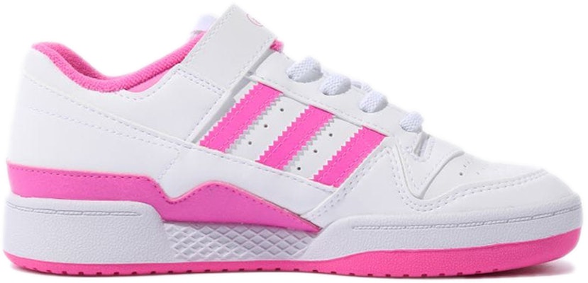 아디다스 포럼 로우 '화이트 스크리밍 핑크' (초등학생) FY7975 Order 아디다스 포럼 로우 '화이트 스크리밍 핑크' (초등학생) FY7975