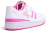 Shop 아디다스 포럼 로우 '화이트 스크리밍 핑크' (초등학생) FY7975