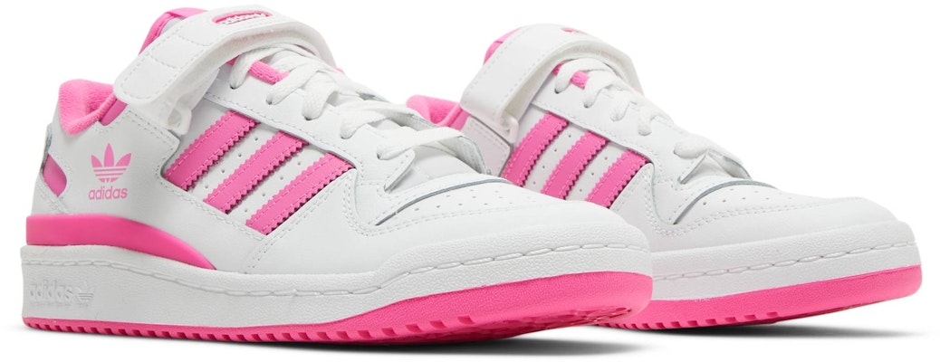 (Grade School) adidas Forum Low 'White Screaming Pink' FY7967 Cheap (Grade School) adidas Forum Low 'White Screaming Pink' FY7967
