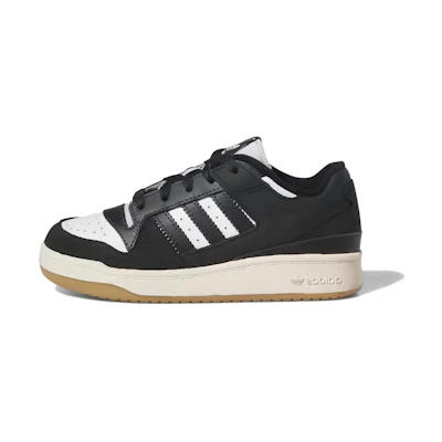 (GS) adidas Forum Low Big Kid 'Black White Gum'