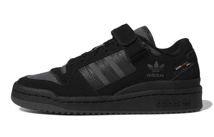 (Grade School) adidas Forum Low J 'Black Grey' GY8294