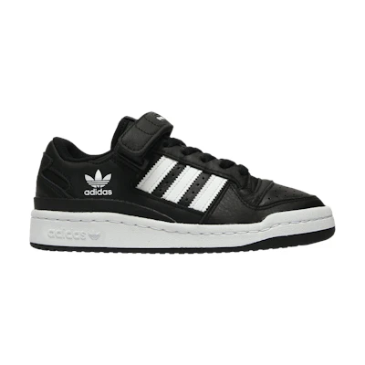 (GS) adidas Forum Low J 'Black White'