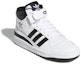 Lookbook (Kanak-Kanak) adidas Forum Mid 'Putih Hitam' FZ2083