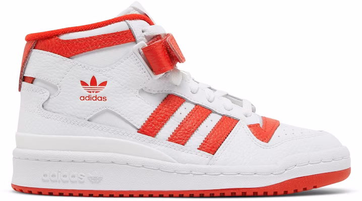 (Grade School) adidas Forum Mid 'White Vivid Red' GY8363 Buy (Grade School) adidas Forum Mid 'White Vivid Red' GY8363