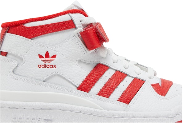 (Grade School) adidas Forum Mid 'White Vivid Red' GY8363 Order (Grade School) adidas Forum Mid 'White Vivid Red' GY8363