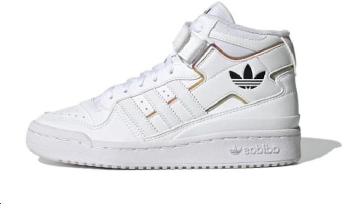 (Grade School) adidas Forum Mid J 'White Iridescent' HQ6844 Buy (Grade School) adidas Forum Mid J 'White Iridescent' HQ6844