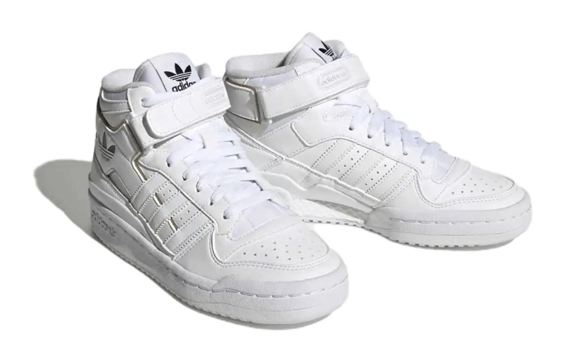 Lookbook (Enfant) adidas Forum Mid J ''Blanc Iridescent'' HQ6844