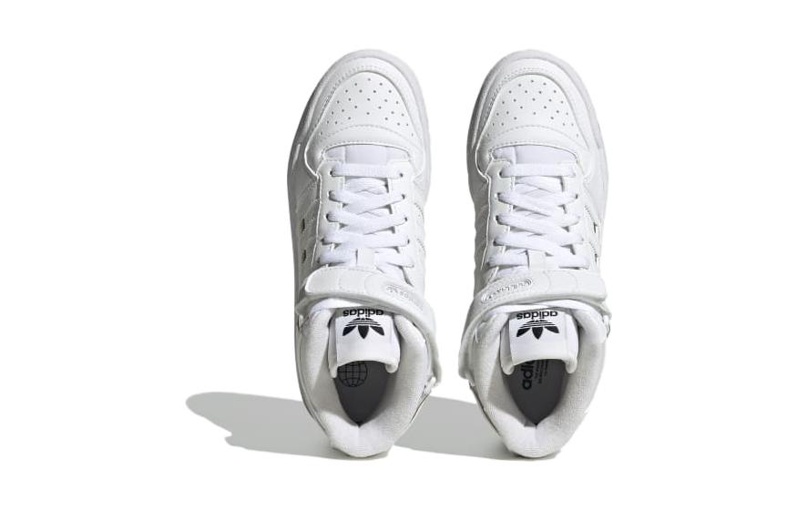 Shop (Enfant) adidas Forum Mid J ''Blanc Iridescent'' HQ6844