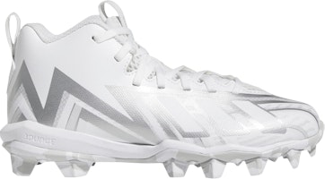 (Grade School) adidas Freak Spark MD 23 Inline 'White Silver Metallic' HP5957 (Grade School) adidas Freak Spark MD 23 Inline 'White Silver Metallic' HP5957