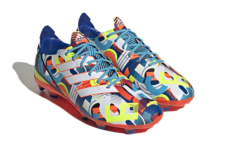 Lookbook (Graad School) adidas Gamemode FG ''Iconische Nummers - Helder Blauw'' GV6876