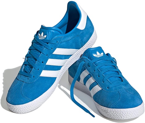 (小学款) adidas Gazelle J '亮蓝色' IG9928 Lookbook (小学款) adidas Gazelle J '亮蓝色' IG9928