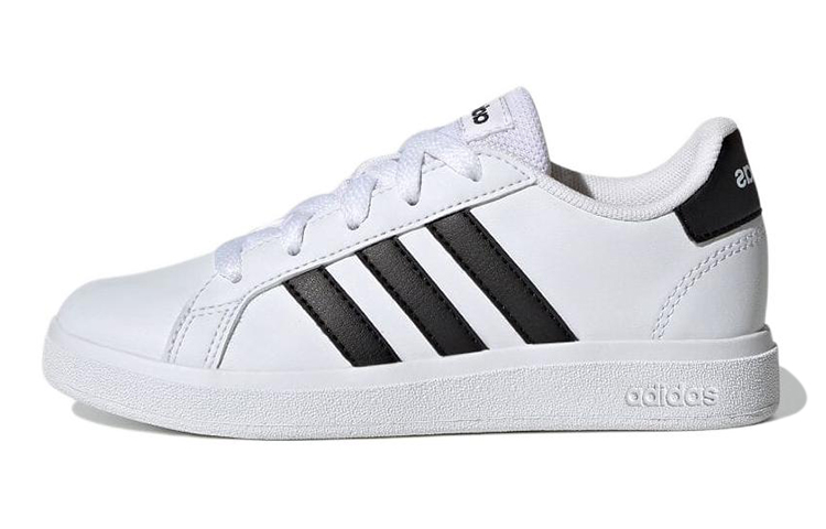 (Grade School) adidas Grand Court 2.0 'White Black' GW6511