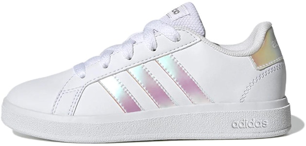 (Grade School) adidas Grand Court 2.0 'Putih Iridescent' GY2326 Buy (Grade School) adidas Grand Court 2.0 'Putih Iridescent' GY2326