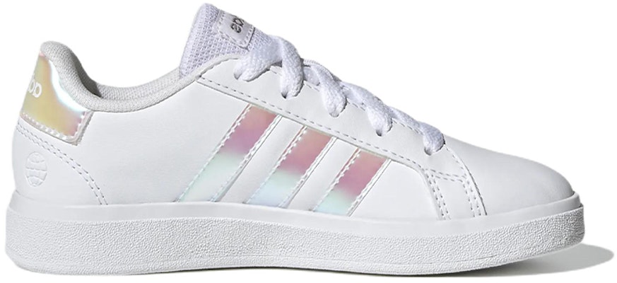 (Grade School) adidas Grand Court 2.0 'White Iridescent' GY2326 Order (Grade School) adidas Grand Court 2.0 'White Iridescent' GY2326