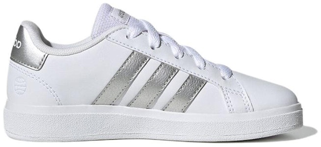 adidas Grand Court 2.0 Anak-Anak 'Putih Matte Silver' GW6506 Order adidas Grand Court 2.0 Anak-Anak 'Putih Matte Silver' GW6506