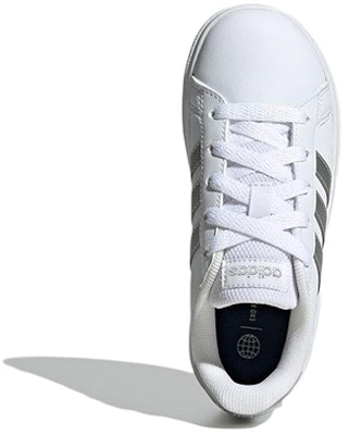(大童) 阿迪达斯 Grand Court 2.0 '白色哑光银色' GW6506 Purchase (大童) 阿迪达斯 Grand Court 2.0 '白色哑光银色' GW6506