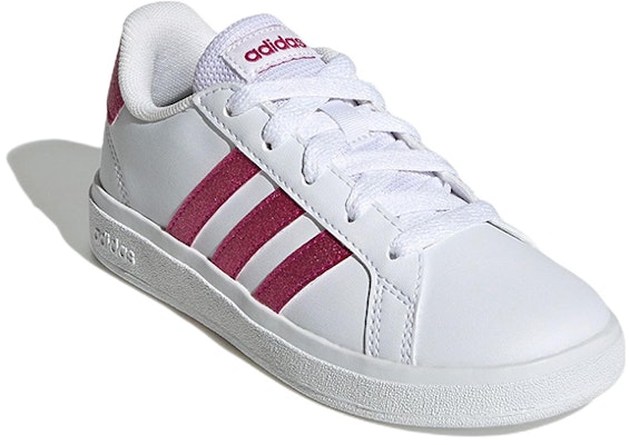(Grade School) adidas Grand Court 2.0 'White Real Magenta' GY4764 Lookbook (Grade School) adidas Grand Court 2.0 'White Real Magenta' GY4764