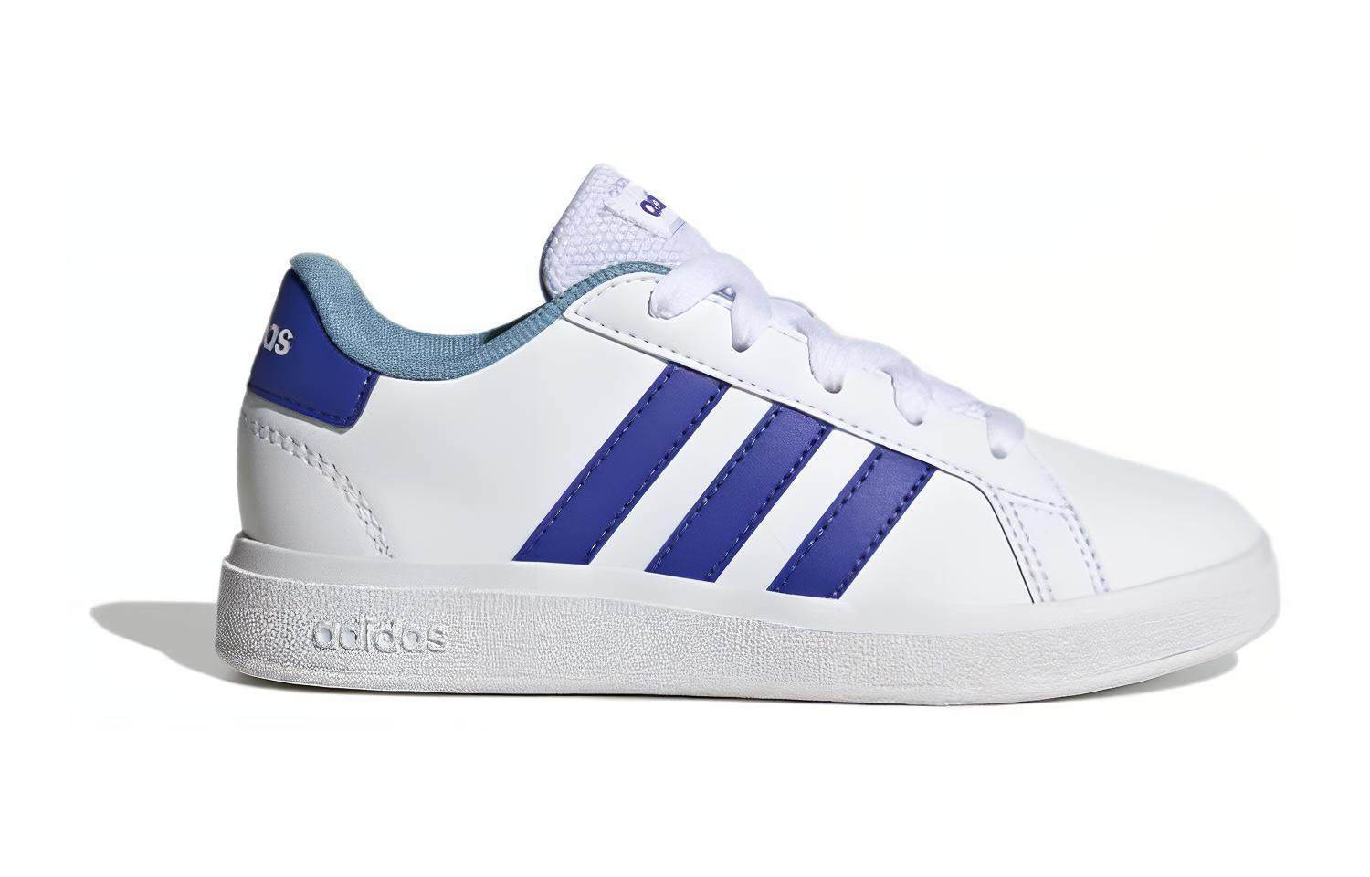 Order adidas Grand Court 2.0 Big Kid ''Bianco Lucid Blue'' (Scuola Primaria) HP8908