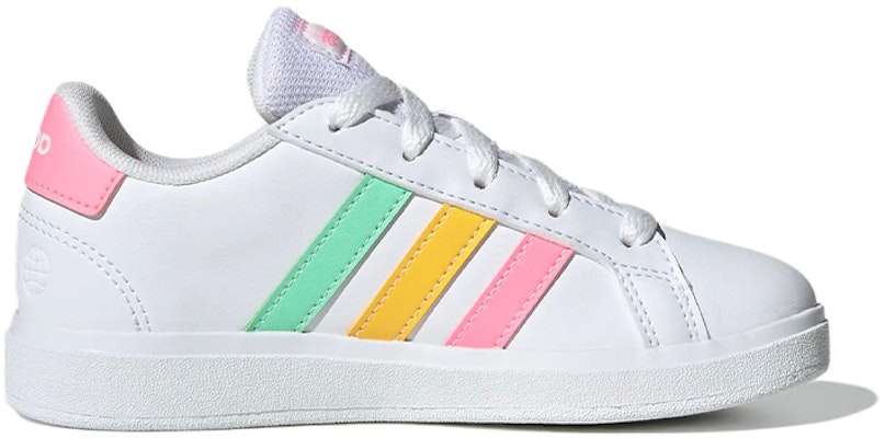 (Grade School) adidas Grand Court 2.0 Big Kid 'White Multi-Color' HP8910 Order (Grade School) adidas Grand Court 2.0 Big Kid 'White Multi-Color' HP8910