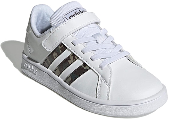 (大童款) 阿迪达斯 Grand Court '迷彩' GZ1085 Lookbook (大童款) 阿迪达斯 Grand Court '迷彩' GZ1085