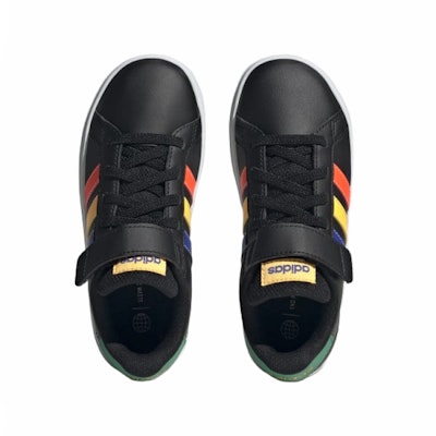 아디다스 그랜드 코트 J '블랙 컬러블록' (초등학생용) HP8914 Shop 아디다스 그랜드 코트 J '블랙 컬러블록' (초등학생용) HP8914