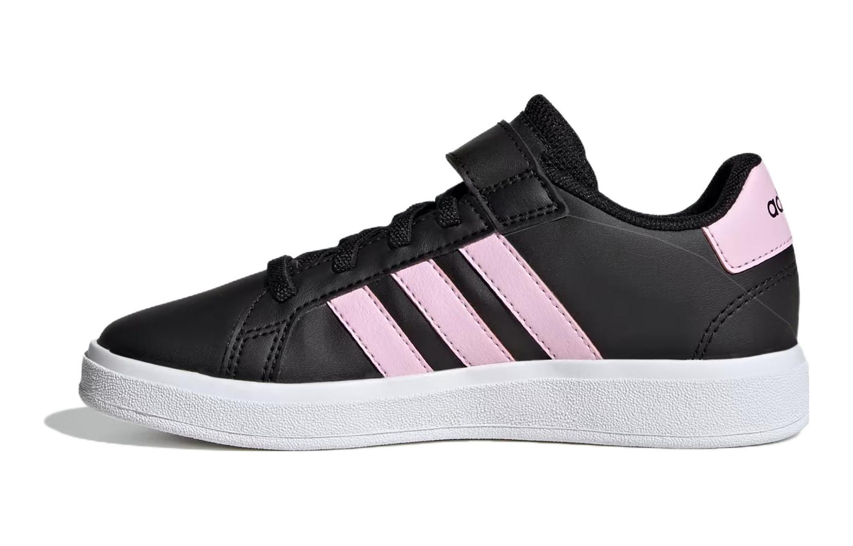 Buy (Kanak-Kanak) adidas Grand Court J 'Black Orchid Fusion' IG0441