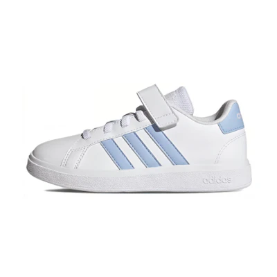 (GS) adidas Grand Court J 'White Blue Dawn'