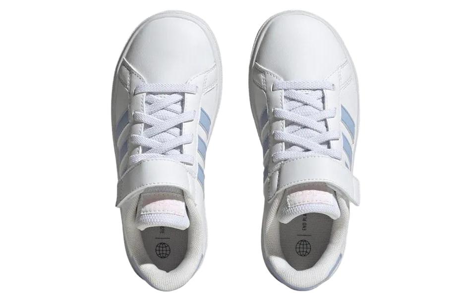 (GS) adidas Grand Court J 'White Blue Dawn' 圖 4