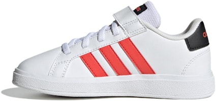 (Grade School) adidas Grand Court J 'White Bright Red' IG4840 (Grade School) adidas Grand Court J 'White Bright Red' IG4840
