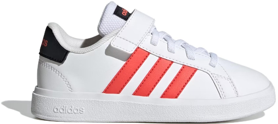 GS アディダス グランドコートJ 白×赤
``` IG4840 Order GS アディダス グランドコートJ 白×赤
``` IG4840