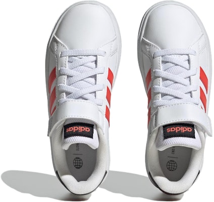 GS アディダス グランドコートJ 白×赤
``` IG4840 Purchase GS アディダス グランドコートJ 白×赤
``` IG4840