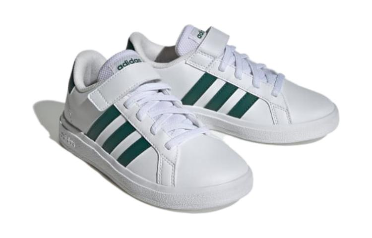 Lookbook (Grade School) adidas Grand Court J 'Putih Hijau Kolese' IG4842