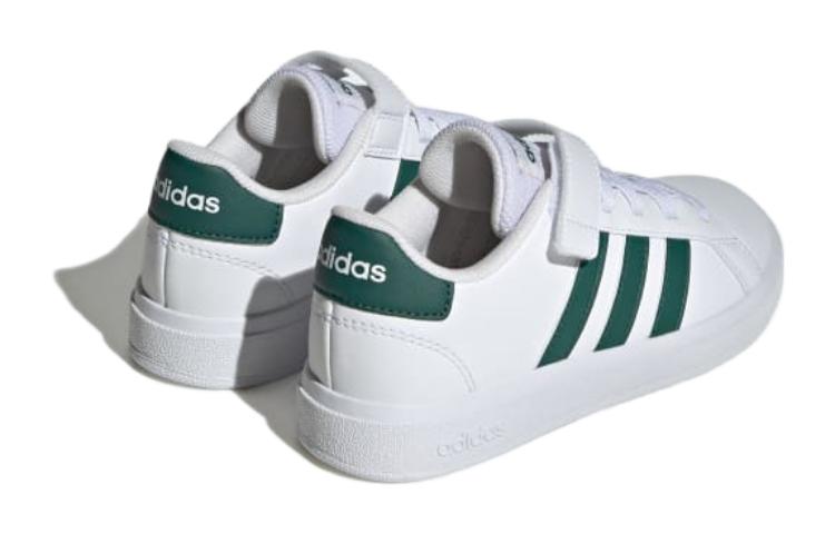 Shop (Grade School) adidas Grand Court J 'Putih Hijau Kolese' IG4842
