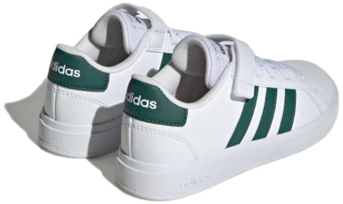 (Grade School) adidas Grand Court J 'Putih Hijau Kolese' IG4842 Shop (Grade School) adidas Grand Court J 'Putih Hijau Kolese' IG4842