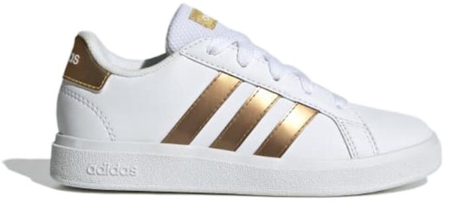 (adidas para Niños) adidas Grand Court J 'Blanco Oro Mate' GY2578 Order (adidas para Niños) adidas Grand Court J 'Blanco Oro Mate' GY2578