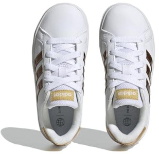 (adidas para Niños) adidas Grand Court J 'Blanco Oro Mate' GY2578 Shop (adidas para Niños) adidas Grand Court J 'Blanco Oro Mate' GY2578