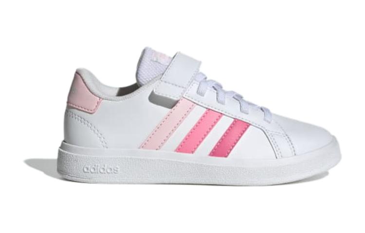 (GS) adidas Grand Court J 'White Pink Fusion' 圖 2