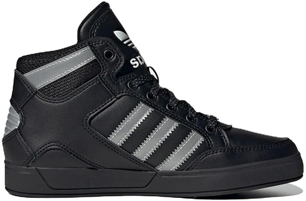 (Grade School) adidas Hard Court High J 'Black Silver Metallic' ID6784 Order (Grade School) adidas Hard Court High J 'Black Silver Metallic' ID6784