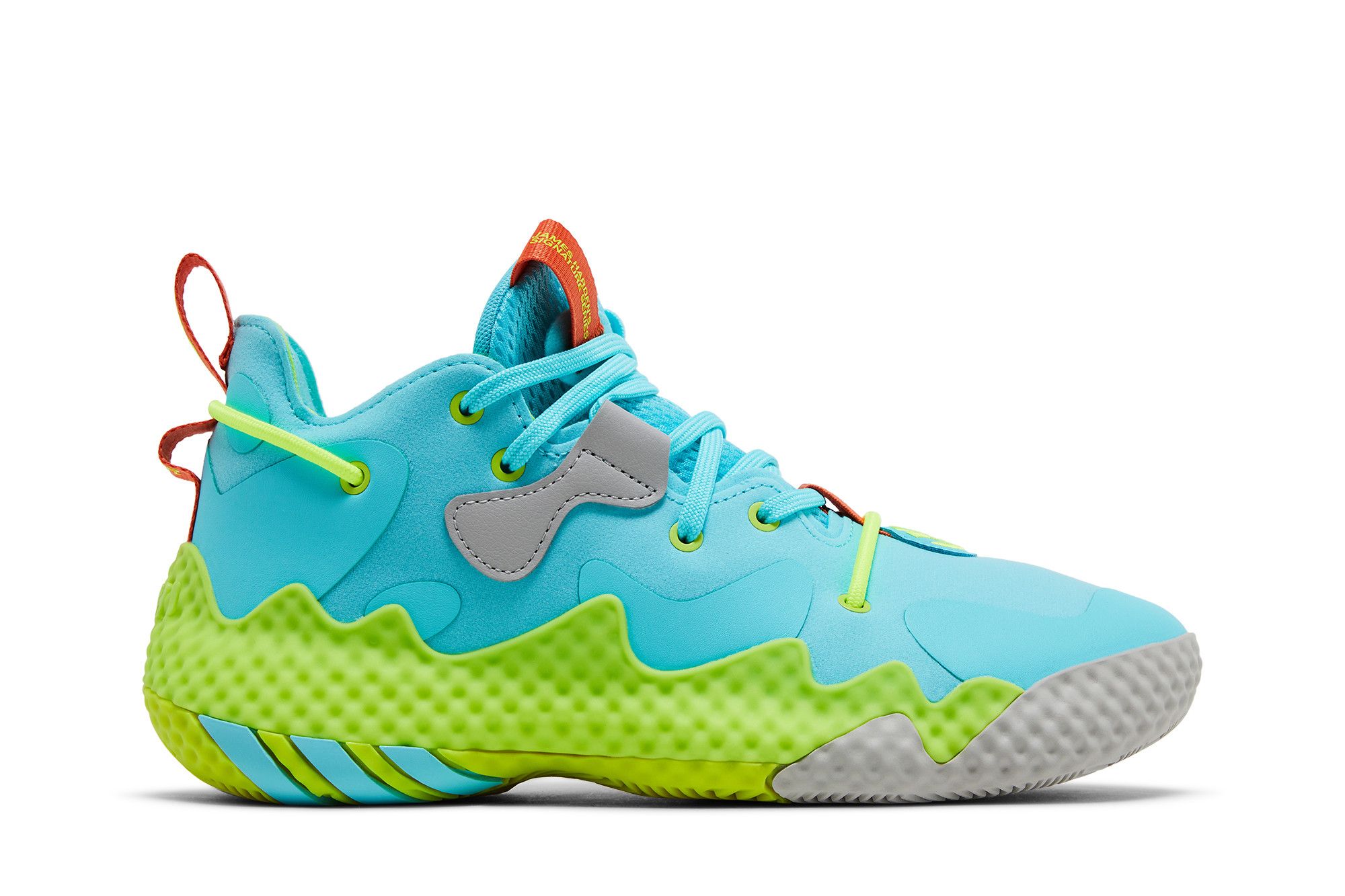 (Grade School) adidas Harden Vol. 6 'Pulse Aqua Solar Yellow' GV8773