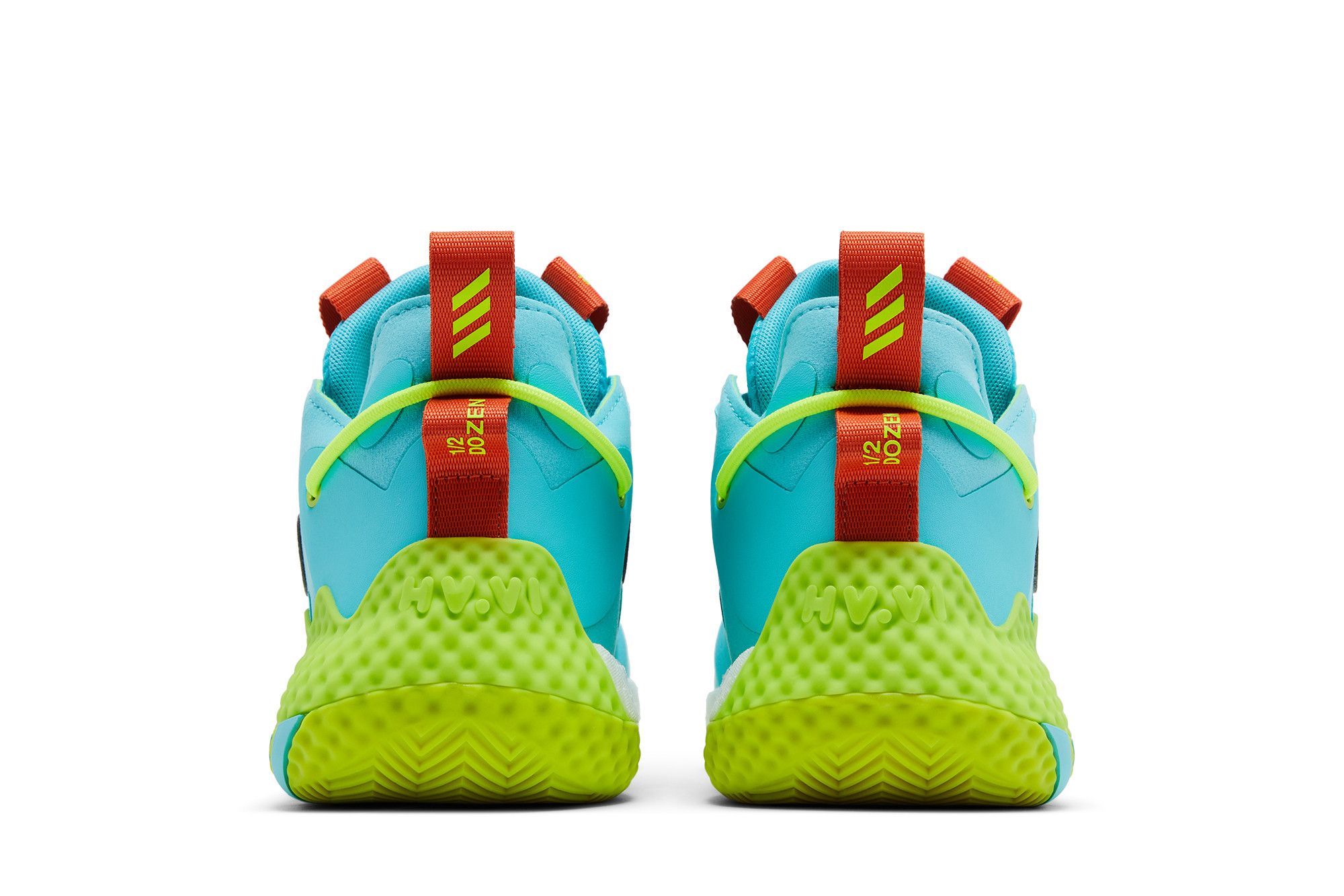 Details for (adolescents) adidas Harden Vol. 6 ''Pulse Aqua Solar Jaune'' GV8773