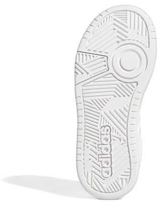 (Grade School) adidas Hoops 3.0 'Triple White' GW0433 Details for (Grade School) adidas Hoops 3.0 'Triple White' GW0433