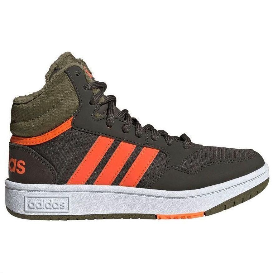 Order (Infantil) adidas Hoops 3.0 Mid J 'Oliva Sombra Naranja Impacto' GW4486