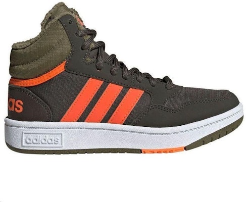 (Grade School) adidas Hoops 3.0 Mid J 'Shadow Olive Impact Orange' GW4486 Order (Grade School) adidas Hoops 3.0 Mid J 'Shadow Olive Impact Orange' GW4486