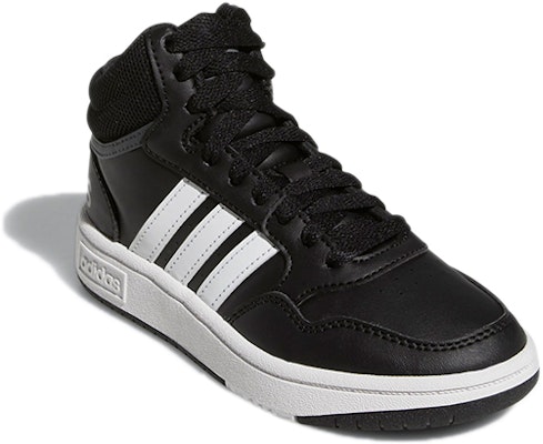 아디다스 훕스 미드 '블랙 화이트' (초등학생) GW0402 Lookbook 아디다스 훕스 미드 '블랙 화이트' (초등학생) GW0402