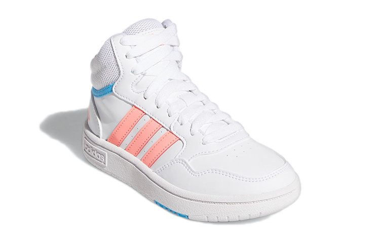 Lookbook (Grade School) adidas Hoops Mid ''Weiß Acid Rot'' GW6110