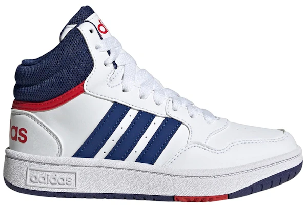 adidas Hoops Mid GS ''Bianco Victory Blue'' GZ9647 Buy adidas Hoops Mid GS ''Bianco Victory Blue'' GZ9647