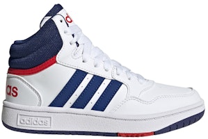 (Grade School) adidas Hoops Mid 'White Victory Blue' GZ9647 (Grade School) adidas Hoops Mid 'White Victory Blue' GZ9647